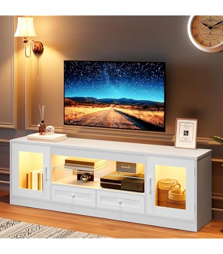 YITAHOME 148 cm TV Stand Cabinet for TVs up to 65 inch with 2